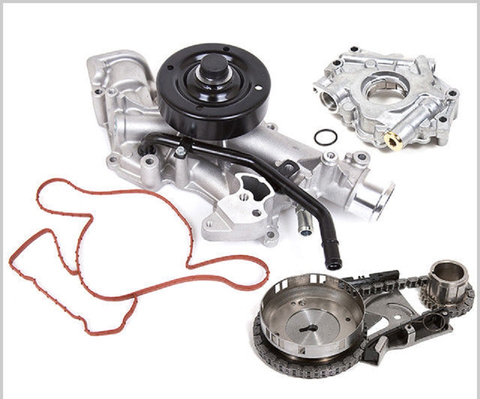 Timing Chain Kit+Cover Gasket Oil & Water Pump 03-08 Truck 5.7L